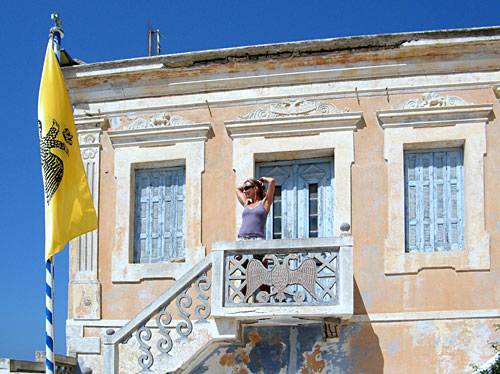 Wandern auf der Insel Karpathos: Haus in Olympos